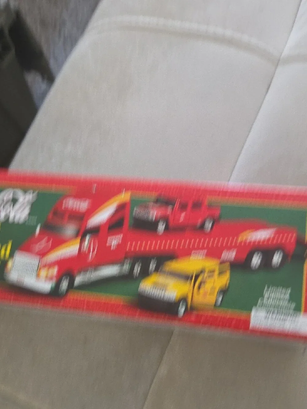 Coca Cola Red Off-Road Carrier Toy Truck Set